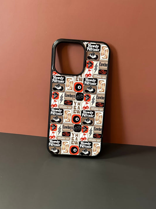 WESTERN COLLAGE WESTERN PHONE CASE